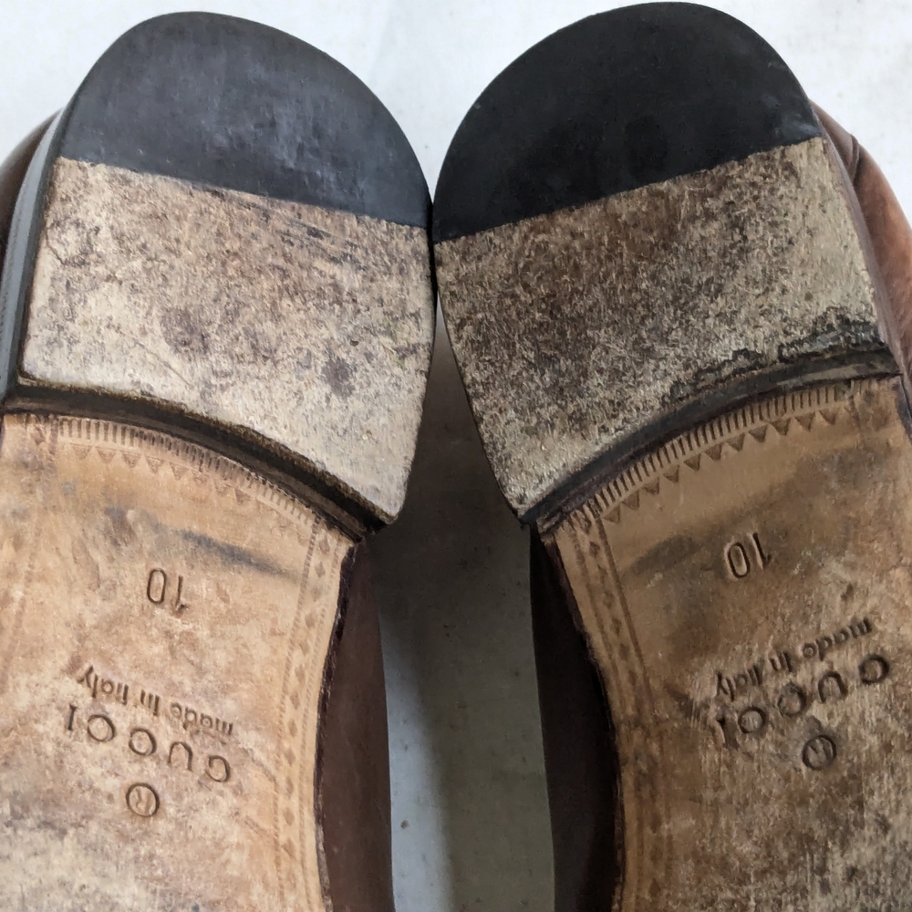 Gucci Horsebit Loafers Brown Men 10.5 Leather - Picture 15 of 16